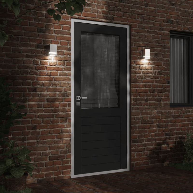 Load image into Gallery viewer, Vidaxl buitenwandlamp roestvrij staal zilverkleurig
