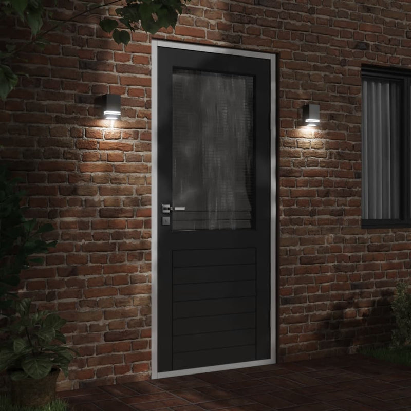 Load image into Gallery viewer, Vidaxl buitenwandlamp roestvrij staal zwart
