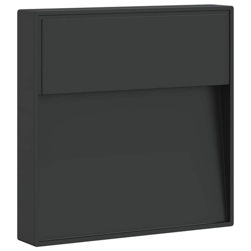 Load image into Gallery viewer, Vidaxl buitenwandlamp led gegoten aluminium zwart
