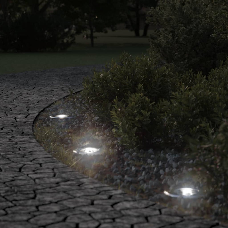 Load image into Gallery viewer, Vidaxl buitengrondverlichting rond 10,5x10,5 cm gietaluminium zwart
