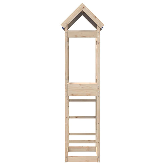 Vidaxl speeltoren 85x52,5x239 cm massief grenenhout