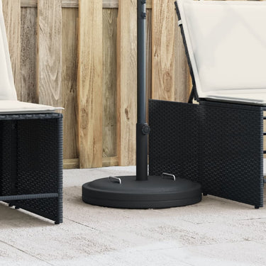 Vidaxl parasolvoet met handgrepen voor stok van ø38 48 mm 25 kg rond