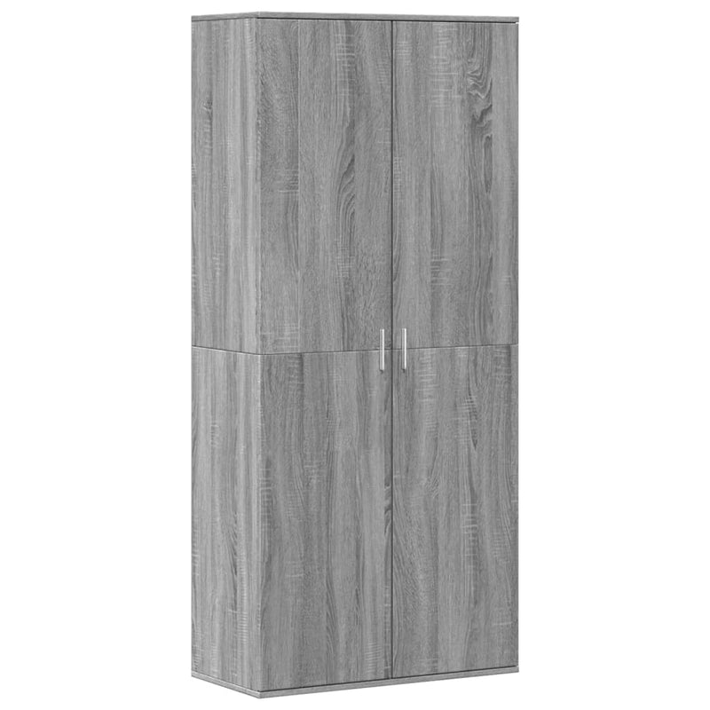 Load image into Gallery viewer, VidaXL Schoenenkast 80x39x178 cm bewerkt hout grijs sonoma eikenkleur
