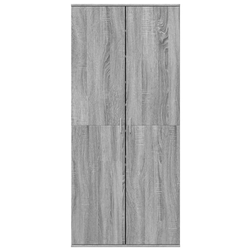 Load image into Gallery viewer, VidaXL Schoenenkast 80x39x178 cm bewerkt hout grijs sonoma eikenkleur
