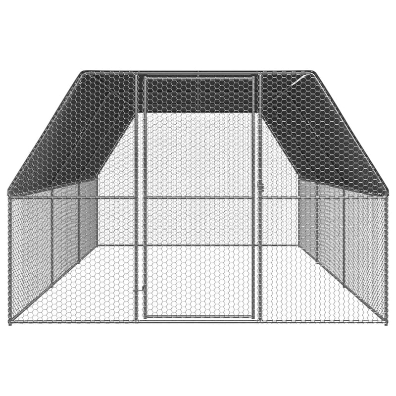 Load image into Gallery viewer, VidaXL Kippenhok 3x6x2 m gegalvaniseerd staal
