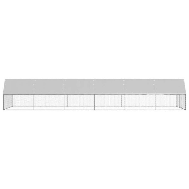 Load image into Gallery viewer, VidaXL Kippenhok 3x12x2 m gegalvaniseerd staal
