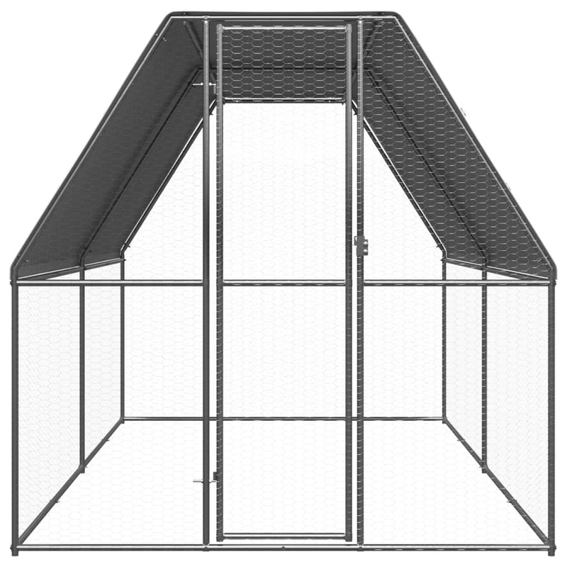 Load image into Gallery viewer, VidaXL Kippenhok 2x4x2 m gegalvaniseerd staal
