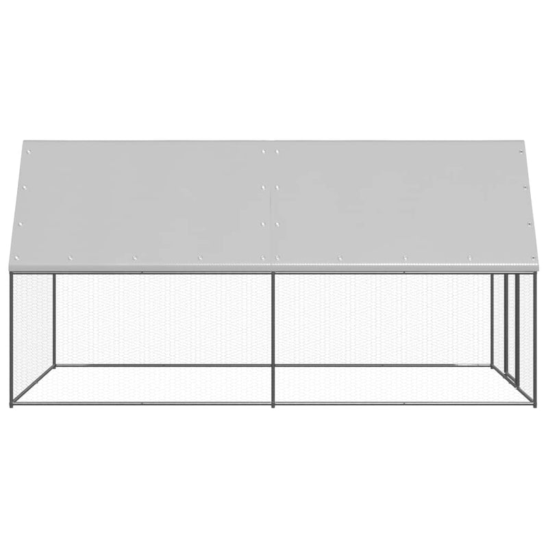 Load image into Gallery viewer, VidaXL Kippenhok 2x4x2 m gegalvaniseerd staal
