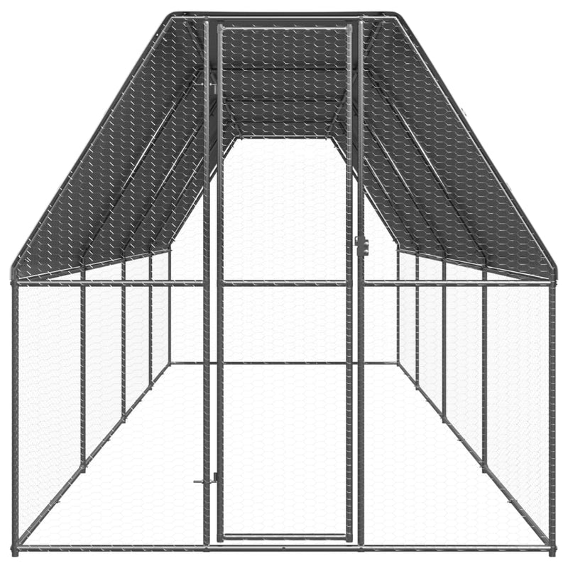 Load image into Gallery viewer, VidaXL Kippenhok 2x8x2 m gegalvaniseerd staal
