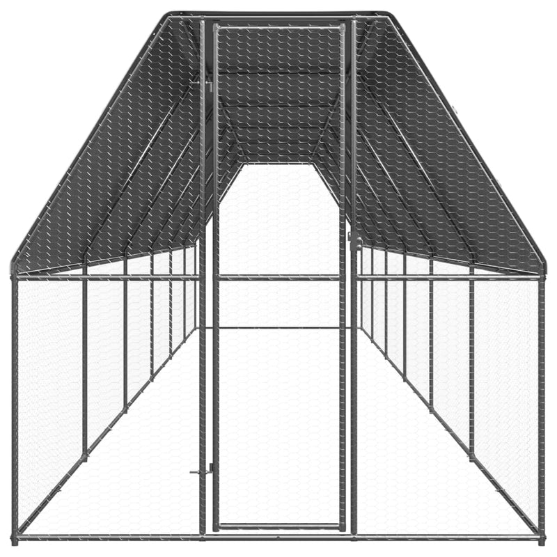 Load image into Gallery viewer, VidaXL Kippenhok 2x12x2 m gegalvaniseerd staal
