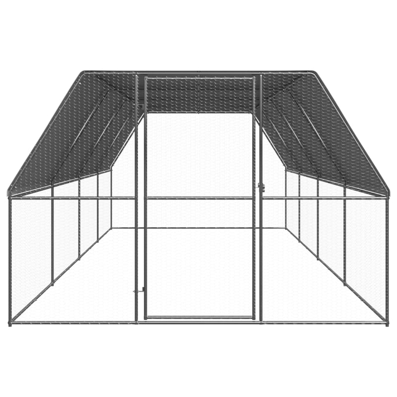 Load image into Gallery viewer, VidaXL Kippenhok 3x8x2 m gegalvaniseerd staal
