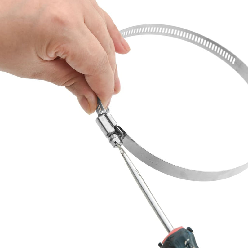 Load image into Gallery viewer, Vidaxl slangklemmen 6 st 91-140 mm roestvrij staal 304
