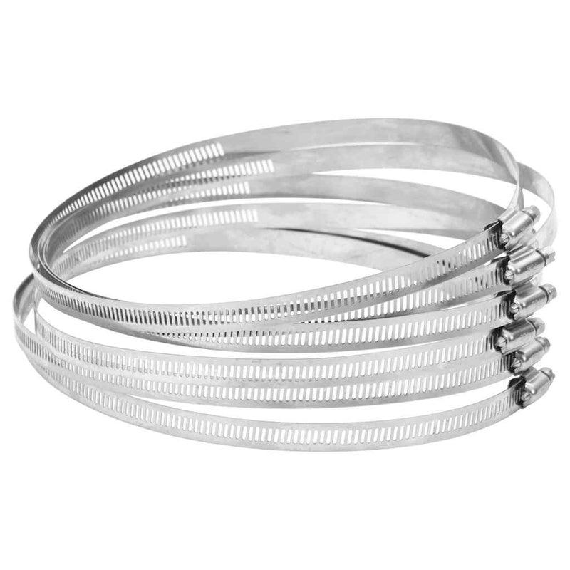 Load image into Gallery viewer, Vidaxl slangklemmen 6 st 91-220 mm roestvrij staal 304
