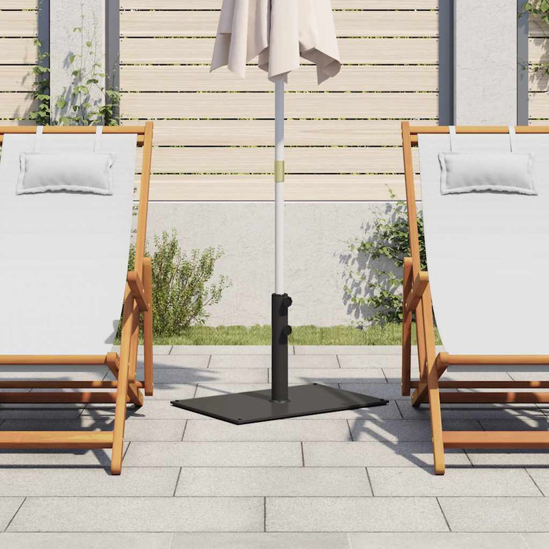 Load image into Gallery viewer, Vidaxl parasolvoet voor stokken van ø32 38 48 mm 15 kg rechthoekig
