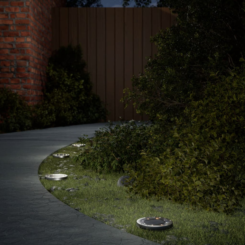 Load image into Gallery viewer, Vidaxl grondlampen 12 st solar met grondpennen warmwit
