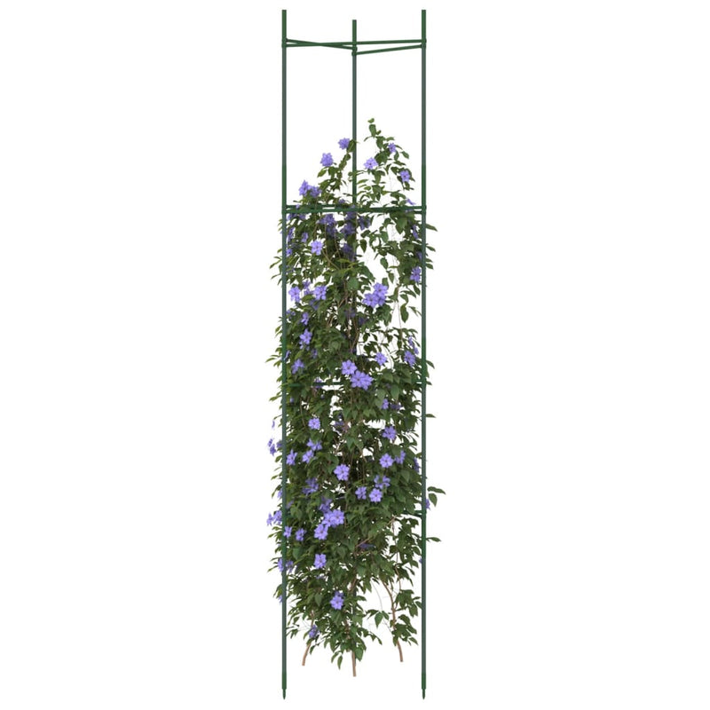 Load image into Gallery viewer, Vidaxl tomatenkooi 2 st 154 cm staal en polypropeen
