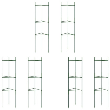 Vidaxl tomatenkooien 6 st 116 cm staal en polypropeen