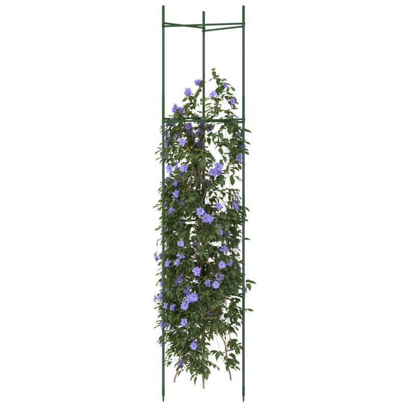 Load image into Gallery viewer, Vidaxl tomatenkooi 8 st 154 cm staal en polypropeen
