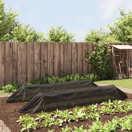 Vidaxl kweektunnels 2 st staal en polyetheen zwart