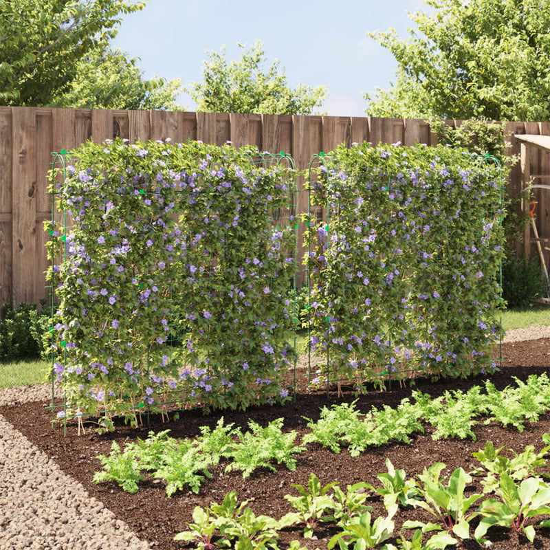 Load image into Gallery viewer, Vidaxl plantenklimrekken 2 st u-frame staal
