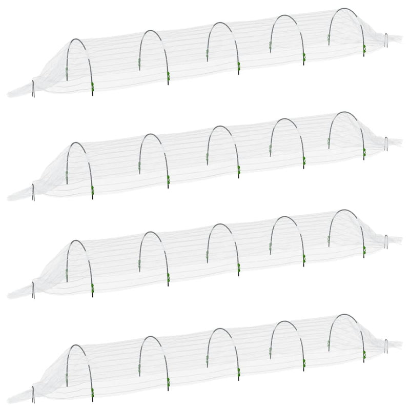 Load image into Gallery viewer, Vidaxl kweektunnels 4 st 1,5x5 m glasvezel en polypropeen
