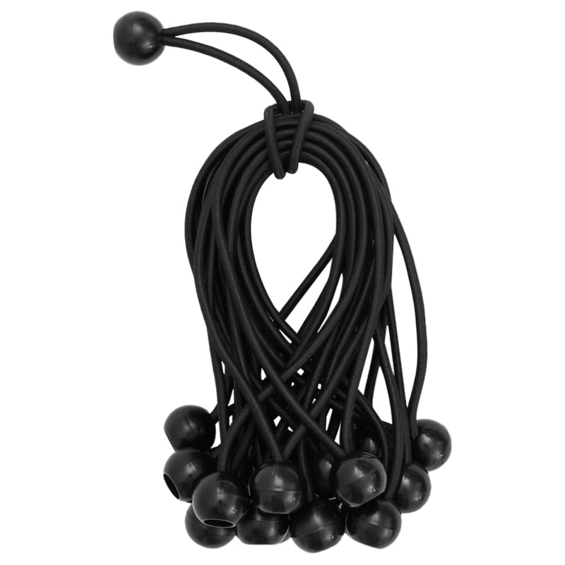 Load image into Gallery viewer, Vidaxl spanelastieken met ballen 25 st 21x0,5 cm
