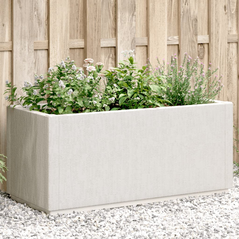 Load image into Gallery viewer, Vidaxl plantenbak 80x36x35 cm polypropeen wit
