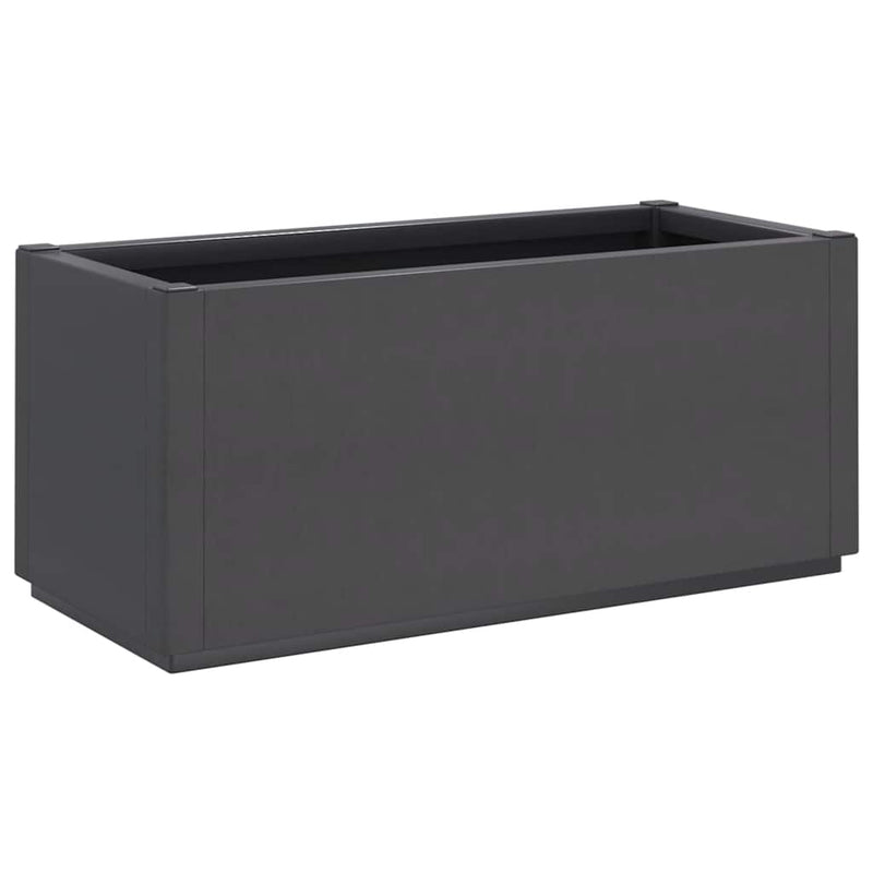 Load image into Gallery viewer, Vidaxl plantenbak 80x36x35 cm polypropeen donkergrijs
