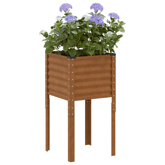 Vidaxl plantenbak 45x45x88 cm weerbestendig staal