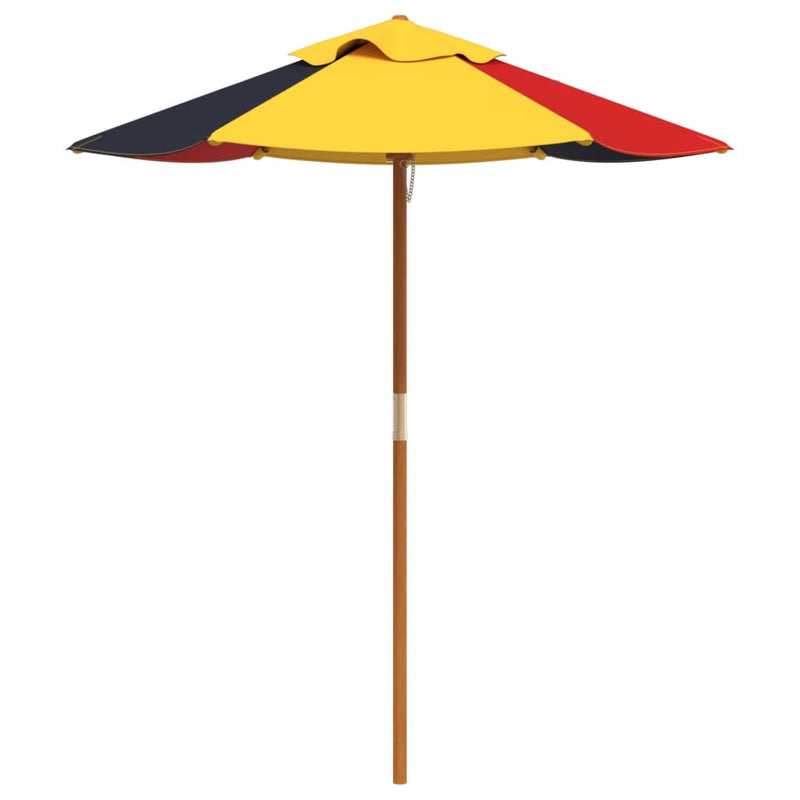 Load image into Gallery viewer, Vidaxl parasol voor kinderen met houten paal ø120x140 cm
