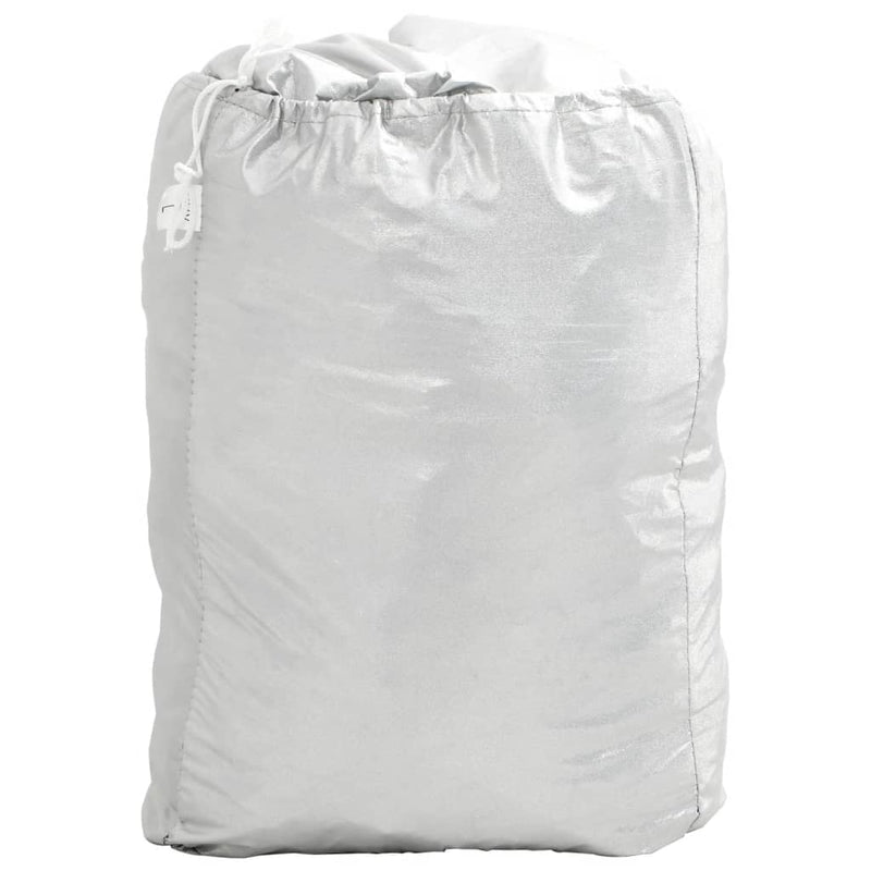 Load image into Gallery viewer, Vidaxl autohoes voor suv met gespriemen xl volledig peva zilverkleurig
