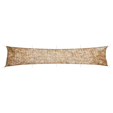 Vidaxl camouflagenet met opbergzak 844x142 cm zandkleurig