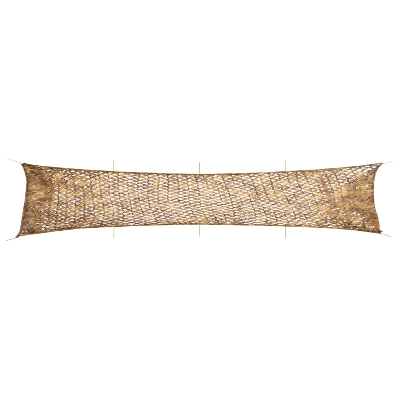 Load image into Gallery viewer, Vidaxl camouflagenet met opbergzak 844x142 cm zandkleurig
