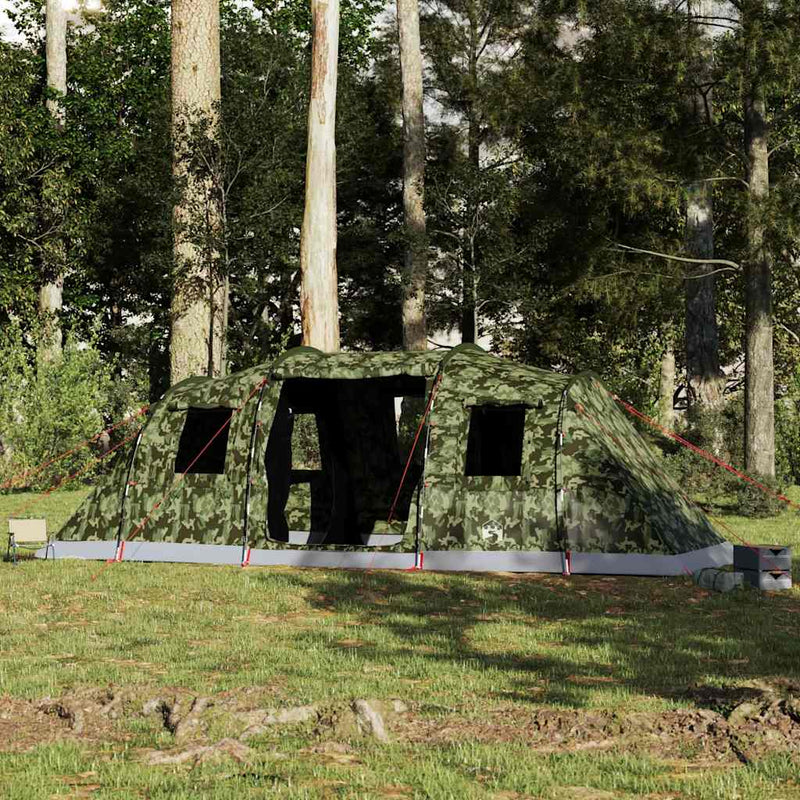 Load image into Gallery viewer, Vidaxl tunneltent 6-persoons waterdicht camouflage
