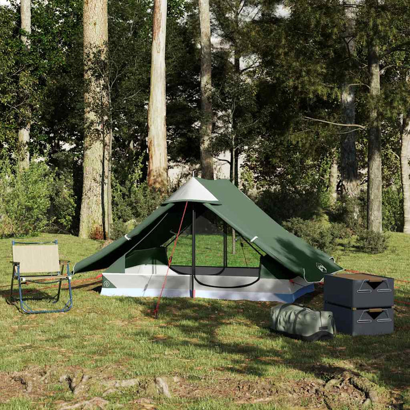 Load image into Gallery viewer, Vidaxl tent 2-persoons waterdicht groen
