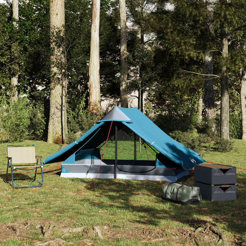 Load image into Gallery viewer, Vidaxl tent 2-persoons waterdicht blauw
