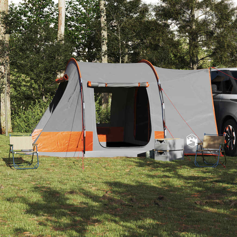Load image into Gallery viewer, Vidaxl autotent 2-persoons waterdicht grijs en oranje
