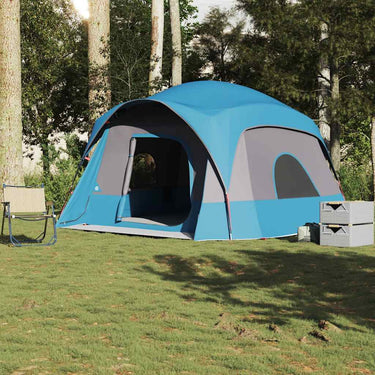 Vidaxl gezinstent 6-persoons waterdicht blauw
