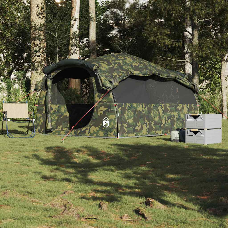 Load image into Gallery viewer, Vidaxl tunneltent 6-persoons waterdicht camouflage
