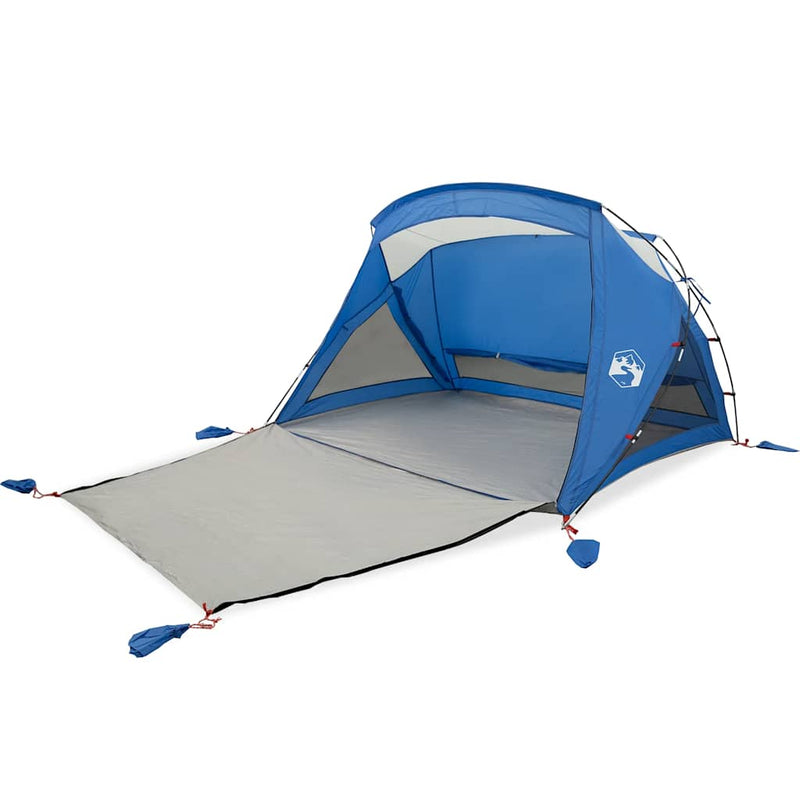 Load image into Gallery viewer, Vidaxl strandtent 2-persoons waterdicht azuurblauw
