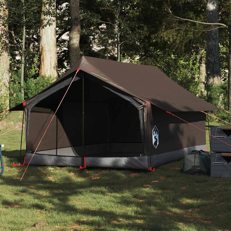 Load image into Gallery viewer, Vidaxl tent 2-persoons waterdicht bruin
