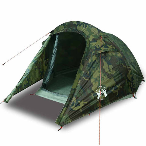 VidaXL Tunneltent 3-persoons waterdicht camouflage