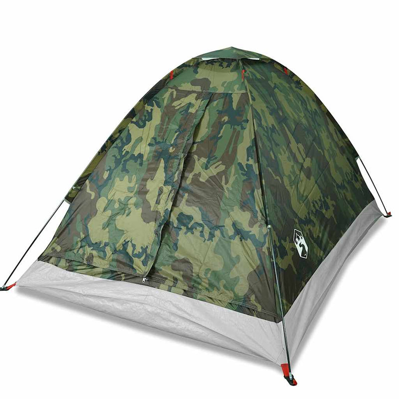Load image into Gallery viewer, Vidaxl koepeltent 4-persoons waterdicht camouflage
