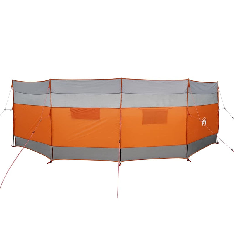 Load image into Gallery viewer, Vidaxl windscherm camping waterdicht 510x153 cm grijs en oranje
