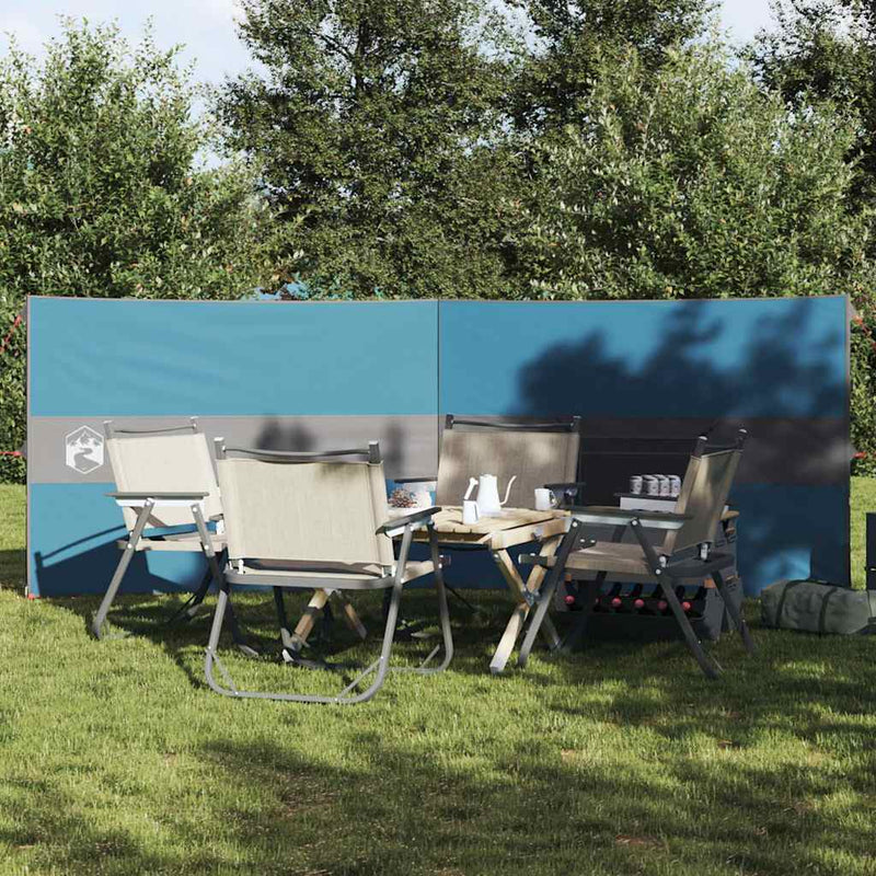 Load image into Gallery viewer, Vidaxl windscherm camping waterdicht 344x120 cm blauw
