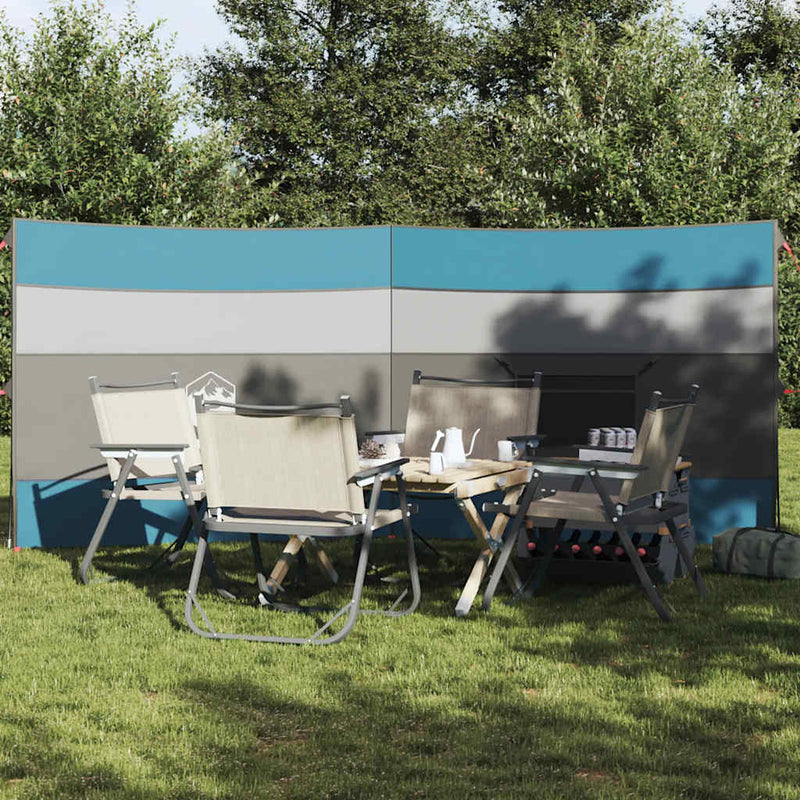 Load image into Gallery viewer, Vidaxl windscherm camping waterdicht 340x130 cm blauw
