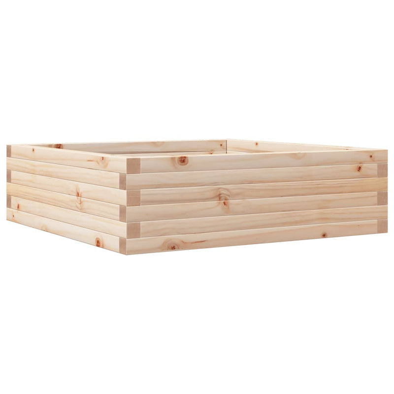 Load image into Gallery viewer, Vidaxl plantenbak 80x80x23 cm massief grenenhout
