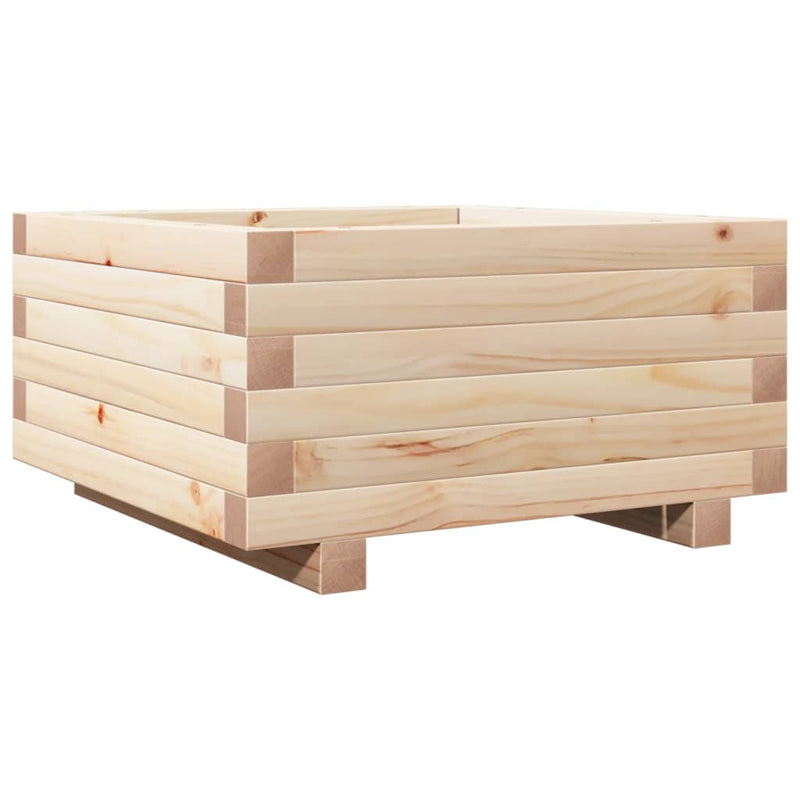 Load image into Gallery viewer, Vidaxl plantenbak 50x50x26,5 cm massief grenenhout
