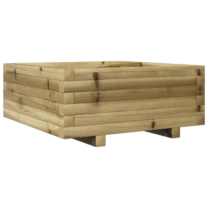 Load image into Gallery viewer, Vidaxl plantenbak 60x60x26,5 cm geïmpregneerd grenenhout
