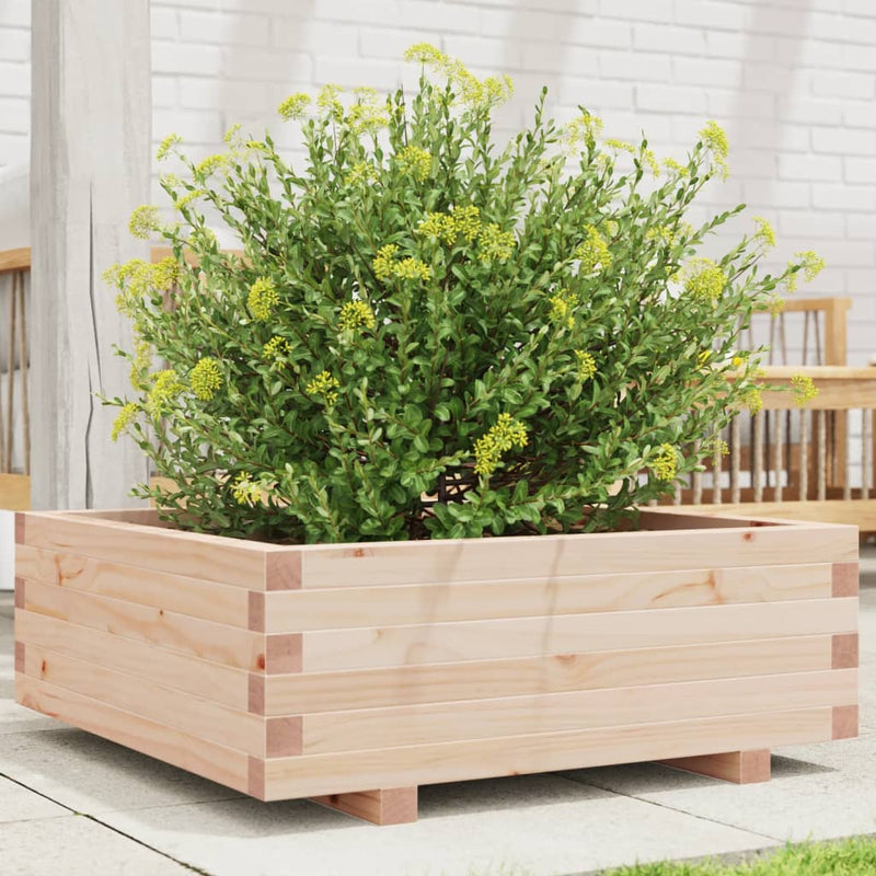 Load image into Gallery viewer, Vidaxl plantenbak 70x70x26,5 cm massief grenenhout
